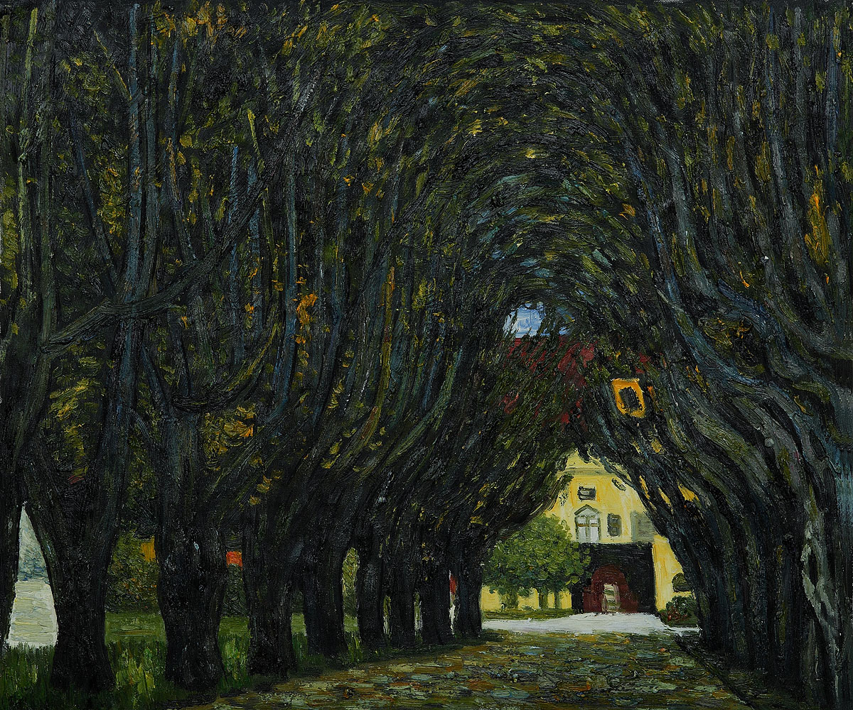 Avenue in Schloss Kammer Park by Gustav Klimt